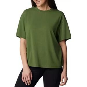 Columbia Women's Canteen Boundless Trek Casual Short Sleeve T-shirt Size L